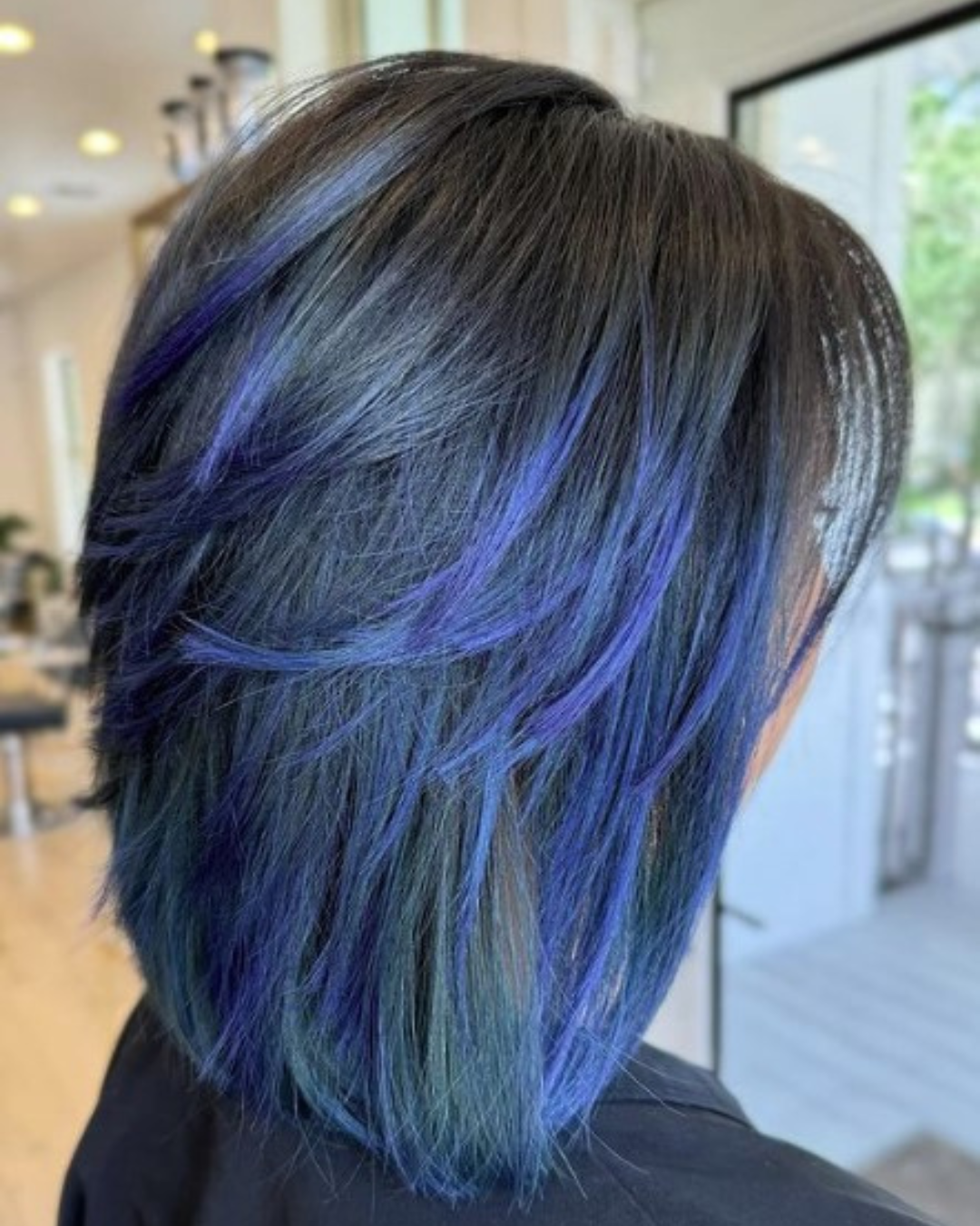 Purple Hair Balayage by Kayla